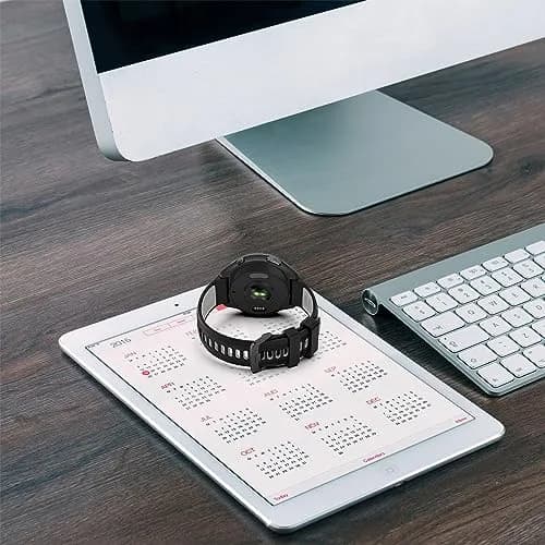 TopPerfekt Silicone Watch Band for Garmin Forerunner 965/955/935/Descent G1/Instinct/Fenix 5/6/7/8/MARQ 22mm | Breathable & Lightweight thumbnail 6