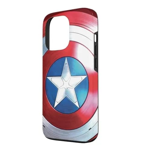 Marvel The Falcon and The Winter Soldier Captain America Shield Phone Case for iPhone 13 Pro | Durable Polycarbonate & TPU thumbnail 2