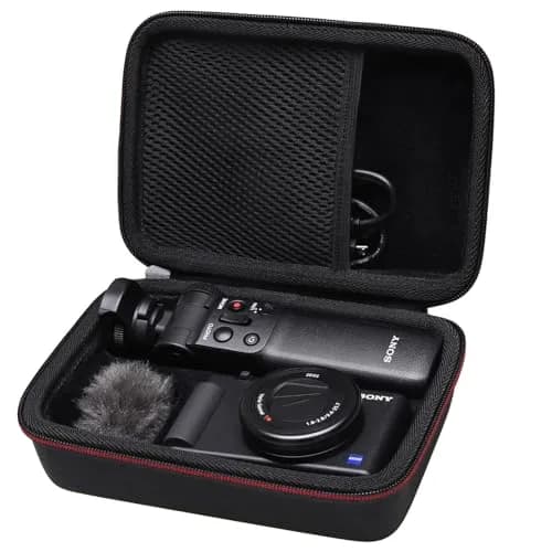 L LTGEM Camera Case for Sony ZV-1F/ZV-1/ZV-1 II | Shockproof & Water-Resistant Travel Bag (7.7"L x 5.5"W x 2.7"H) thumbnail 1