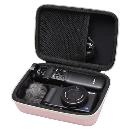 L LTGEM Camera Case for Sony ZV-1F/ZV-1/ZV-1 II | Shockproof, Water-Resistant Pink thumbnail 1