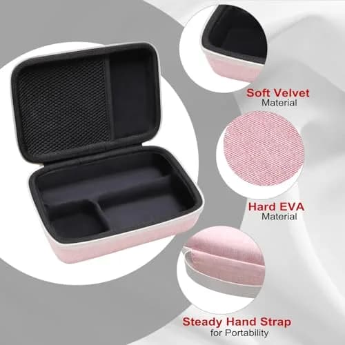 L LTGEM Camera Case for Sony ZV-1F/ZV-1/ZV-1 II | Shockproof, Water-Resistant Pink thumbnail 4