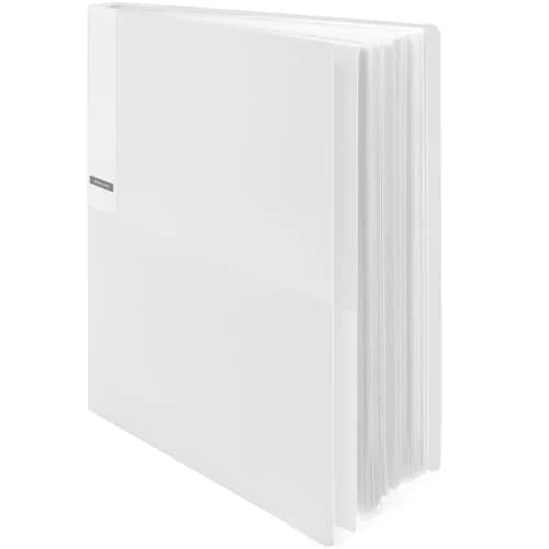 Kokuyo Clear Storage Binder with 40 Plastic Sleeves, A4 (30.7 x 23.2 x 2.6 cm) | Archival-Grade Acid-Free Pockets thumbnail 1