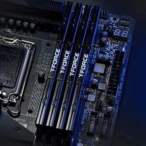 TEAMGROUP T-Force Vulcan DDR5 32GB (2x16GB) 6400MHz CL32 Desktop Memory Module Ram | High-Speed PC5-51200 for Intel 600/700 Series Chipsets thumbnail 6