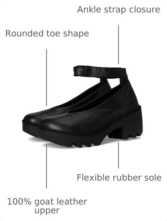 Fly London Tiry497fly Women's Pump Shoes 9 Medium | Rich Leather Comfort thumbnail 3