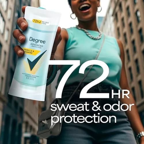 Degree Advanced Protection Antiperspirant Deodorant Vanilla & Jasmine 2.6oz | 72-Hour Sweat & Odor Control thumbnail 6