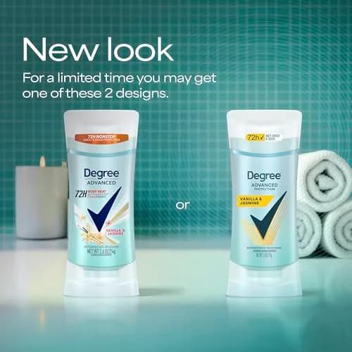 Degree Advanced Protection Antiperspirant Deodorant Vanilla & Jasmine 2.6oz | 72-Hour Sweat & Odor Control thumbnail 3