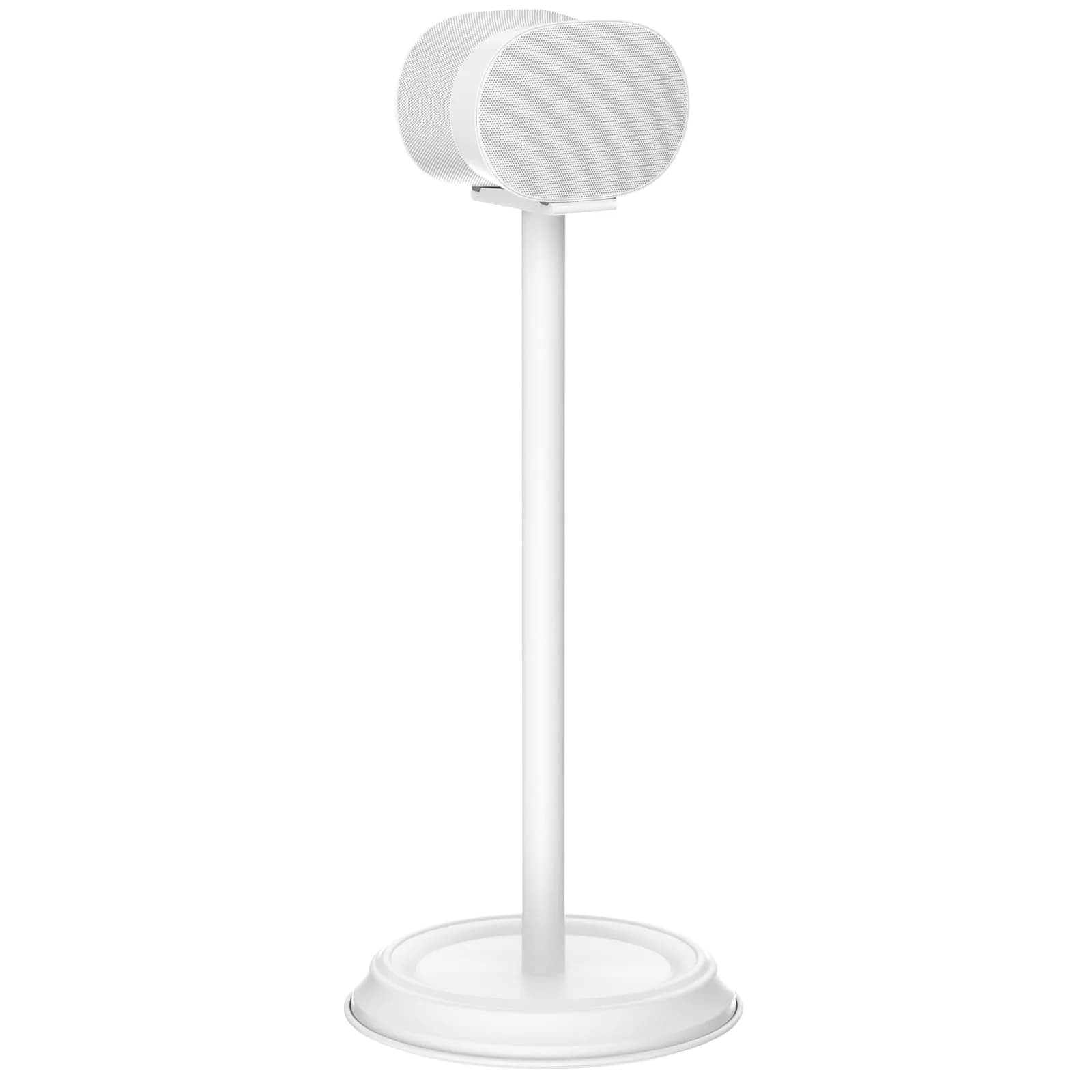 Chunxiao Heavy-Duty Speaker Stand Pair for Sonos Era 300, 39.4 inches | Secure Mounting with Cable Management — White