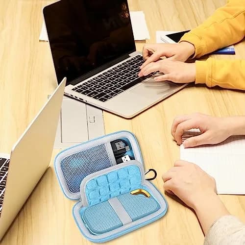 Lacdo Hard Carrying Case for SanDisk Portable SSD 500GB | Shockproof Water-Resistant Travel Bag thumbnail 6
