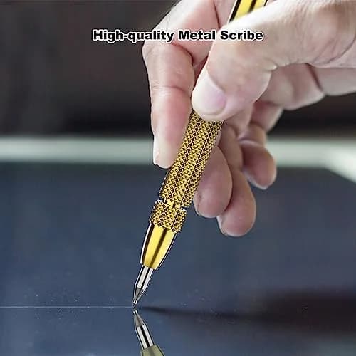 Glieskir 2-Pack Tungsten Carbide Scriber Set with Magnet, Ruler and 12 Tips | Precision Marking Tools for Craftsmen thumbnail 5
