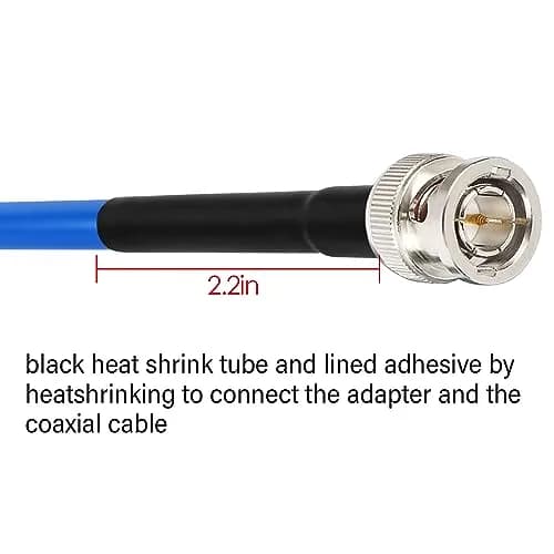 XRDS -RF 12G SDI Cable 6FT | Supports 4K/8K Video, HD-SDI, 3G/6G/12G, 75ohm BNC Male Cable for Video Security thumbnail 4