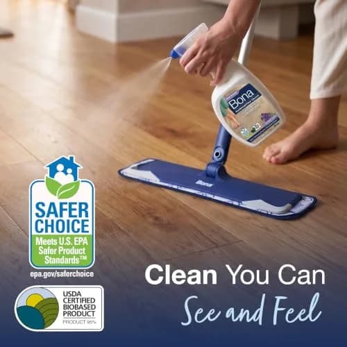 Bona Hardwood Floor Cleaner Concentrate, Lavender Thyme Scent, 1 fl oz (30ml) x 4 Pack | pH-Neutral Formula for Residue-Free Cleaning thumbnail 6