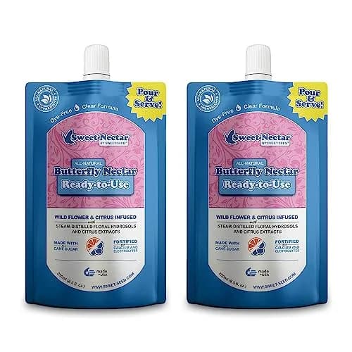 sweet-seed Butterfly Nectar 8oz | Extends Nectar Life for Butterfly Feeders thumbnail 1