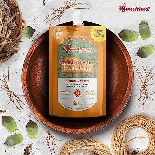 sweet-seed Oriole Nectar 250mL | Ready to Use Nectar for Oriole Feeders thumbnail 5
