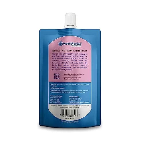 sweet-seed Butterfly Nectar 8oz | Ready to Use for Butterfly Feeders (3-Pack) thumbnail 6