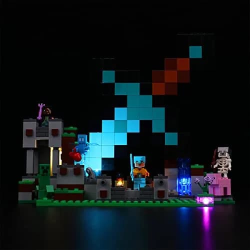 Hilighting LED Light Kit for LEGO Minecraft The Sword Outpost 21244 | Educational Toy Building Block thumbnail 1