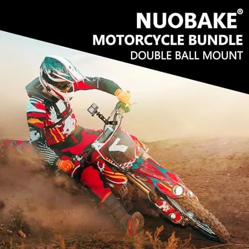 nuobake Universal Insta 360 X5 Motorcycle Bundle | 1/4" Camera Mount, Bike Mount Kit for Action Cameras thumbnail 5