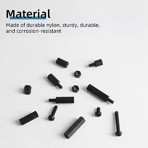 Meafeng Nylon Hex Spacer Standoffs 13 Sizes | Circuit Board Assembly Support thumbnail 4