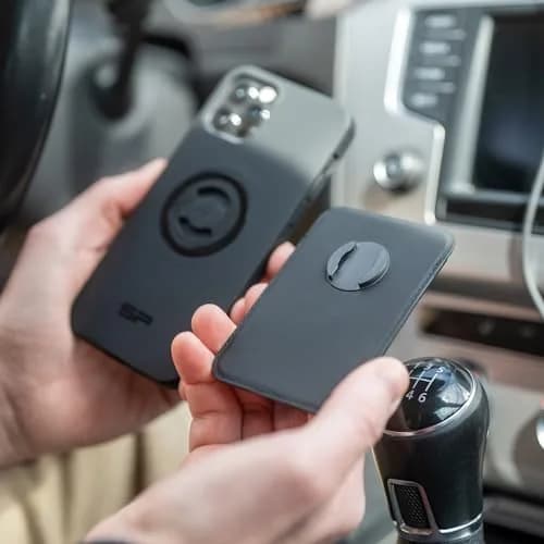 SP CONNECT Card Wallet SPC+ | Slim RFID Shield, Magnetic Closure, Fits 4 Cards, Black thumbnail 3