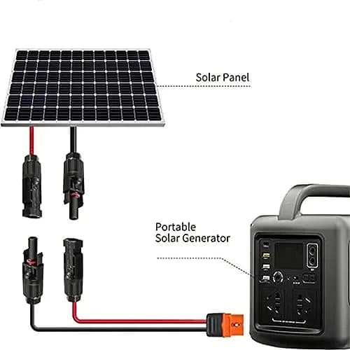 REEYINTCK XT60i 12AWG Solar Cable 1.5m (5ft) | Connects Solar Panels to EcoFlow Delta Pro thumbnail 2