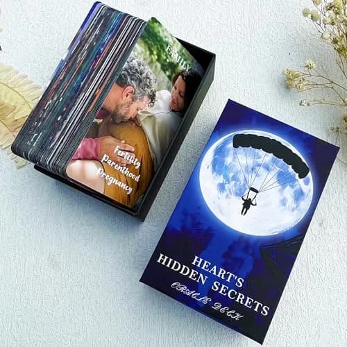 soulme Twin Flame Love Oracle Cards, Hearts Hidden Secrets Oracle Deck, 78 Cards for Beginners | Uncover True Heart Space thumbnail 2