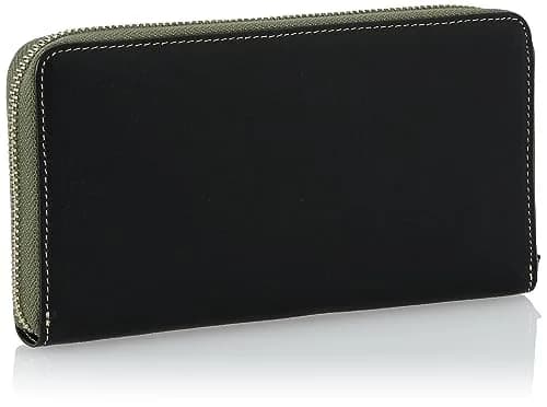 United Colors of Benetton Men's Leather Wallet, Black, W190/D100/H25 (mm) | Italian Oil Leather, Zipper Closure thumbnail 4