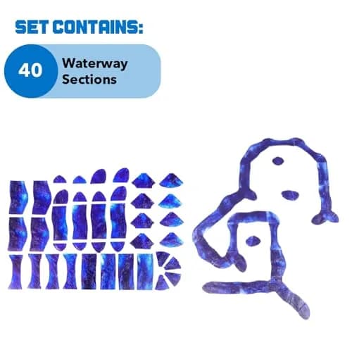 Dirt Cheap Dungeons Waterways Kit Modular Injection-Molded TTRPG Accessories 8ft (24.4m) thumbnail 3