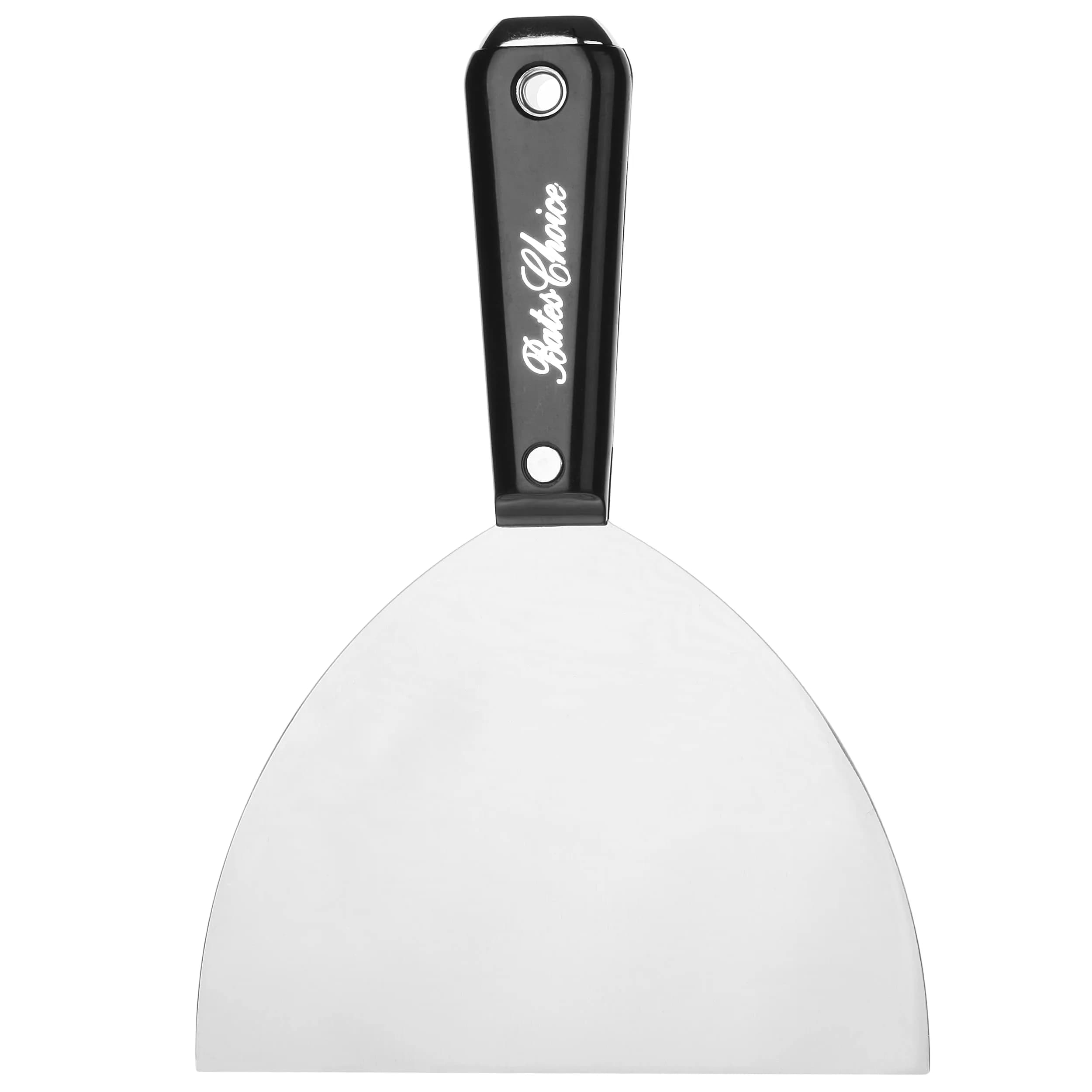 Bates Choice 6 Inch Flexible Drywall Spackle Knife | Carbon Steel, Rust-Resistant, Soft-Grip Handle — Navy Blue
