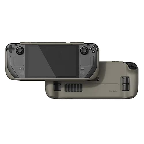 SAVAGE RAVEN Skull & Co. GripCase SD for Steam Deck: Coyote Gray | Soft Protective Case with Textured Grips & Stand thumbnail 1