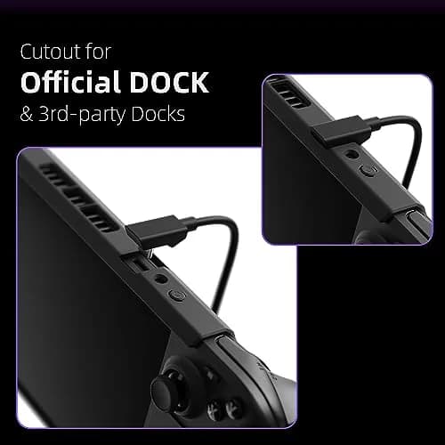 SAVAGE RAVEN Skull & Co. GripCase SD for Steam Deck: Coyote Gray | Soft Protective Case with Textured Grips & Stand thumbnail 5