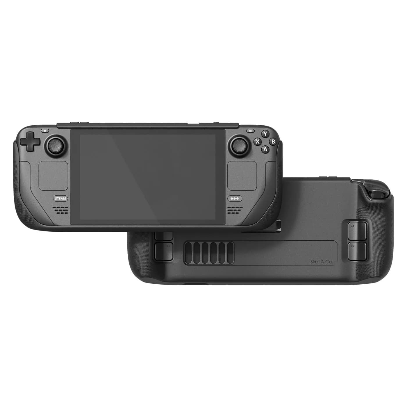 SAVAGE RAVEN GripCase SD for Steam Deck: Soft Protective Case with Textured Grips & Stand, Black (130g) - main product image