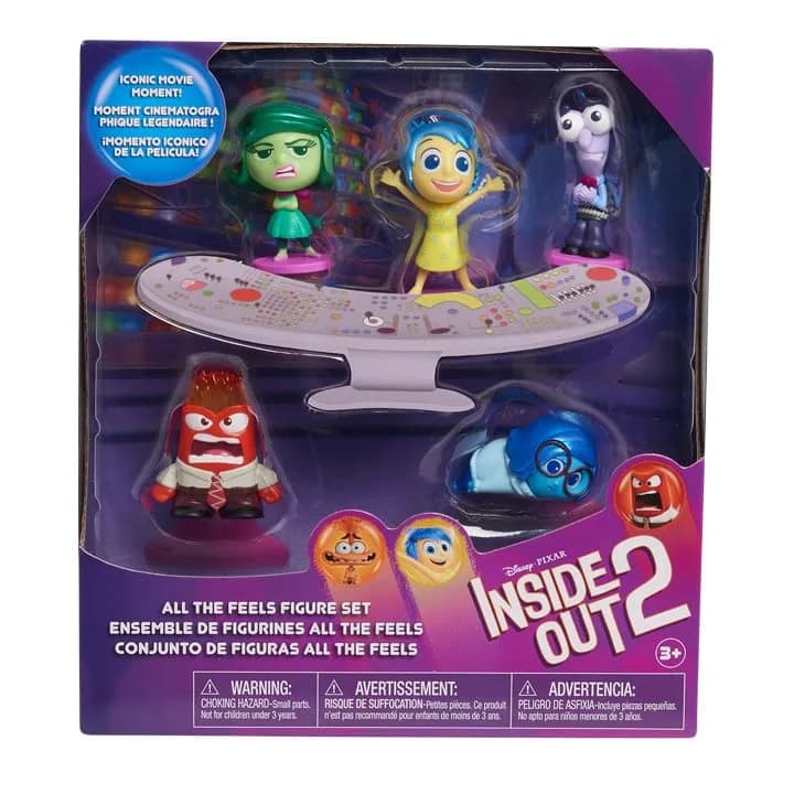 Just Play Disney and Pixar Inside Out 2 All the Feels Figure Set | 5 Mini Characters for Kids 3+ thumbnail 7
