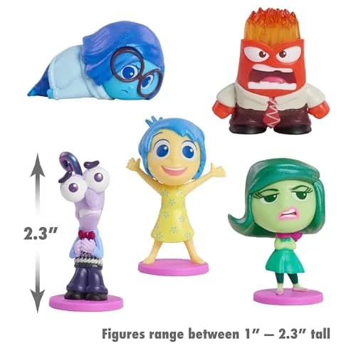 Just Play Disney and Pixar Inside Out 2 All the Feels Figure Set | 5 Mini Characters for Kids 3+ thumbnail 5