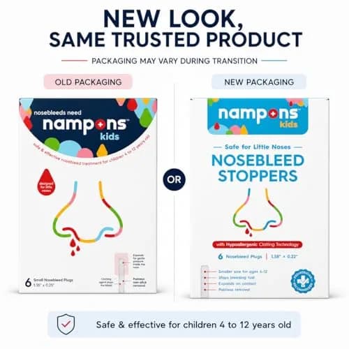 Nampons Kids Nosebleed Stoppers 12 Pack | Pediatrician Approved, Safe & Pain-Free thumbnail 5