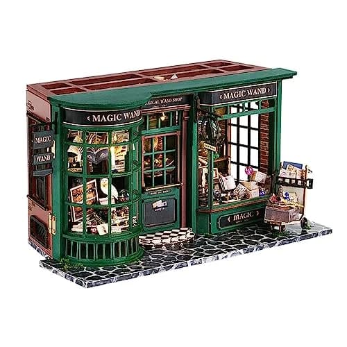 CUTEBEE DIY Miniature Dollhouse Kit | Wooden House Model for Teens & Adults, Creative Room Decor, Gift Idea (One Size) thumbnail 1
