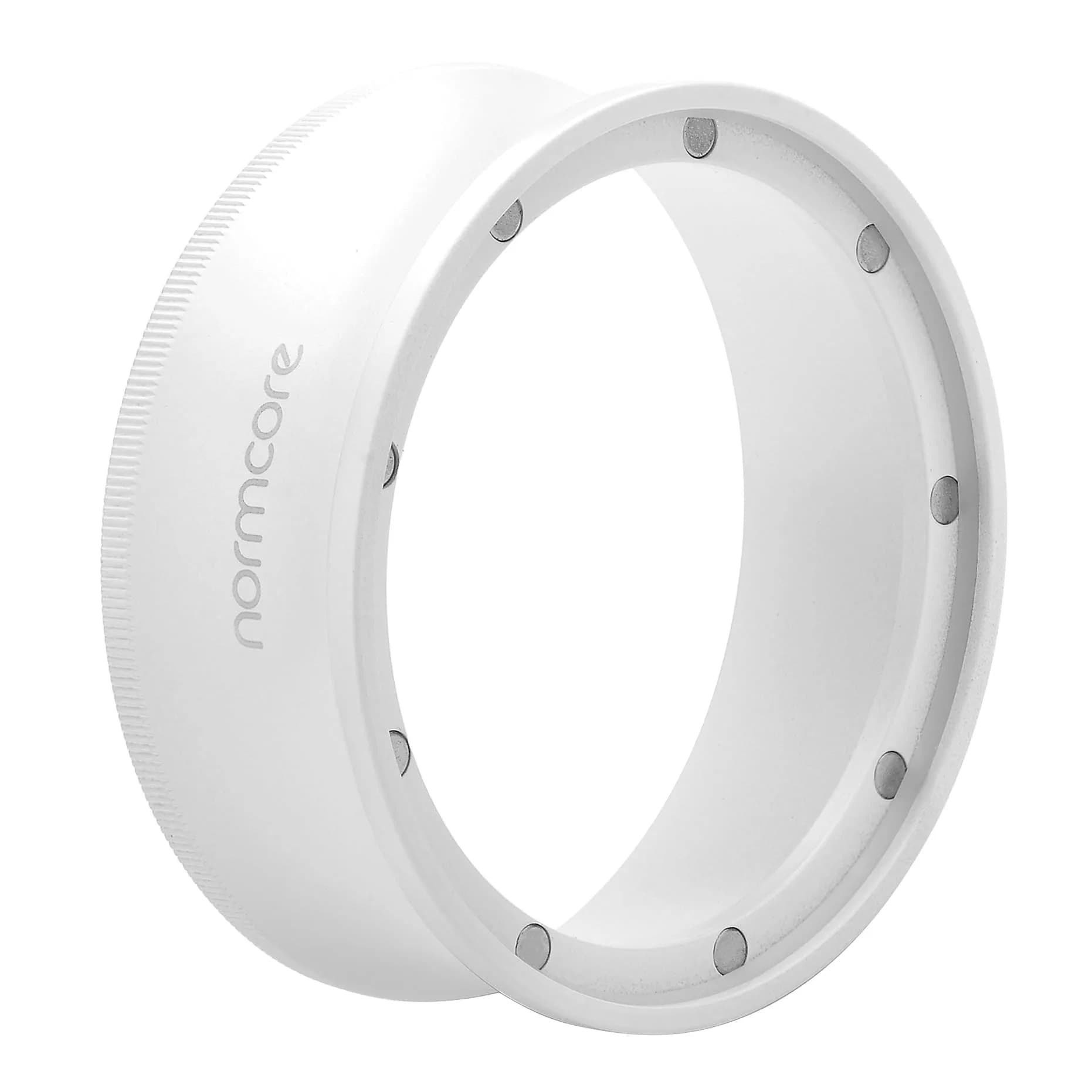 Normcore 58mm Magnetic Dosing Funnel V2 White | Espresso Coffee Dosing Ring with 9 Neodymium Magnets