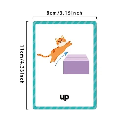 Lachilly Prepositions Flashcards 10 Cards (8 X 11 cm) | Kindergarten Vocabulary Building thumbnail 3