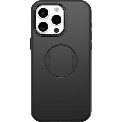 OtterBox OtterGrip Symmetry Case for iPhone 15 Pro Max with MagSafe Grip, Black | Military Standard Drop Protection thumbnail 5