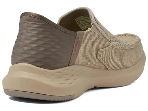 Skechers Men's Parson - Dewitt Hands Free Slip-In Casual Shoes, Beige, 14 (35.3cm) | Effortless Comfort & Support thumbnail 5