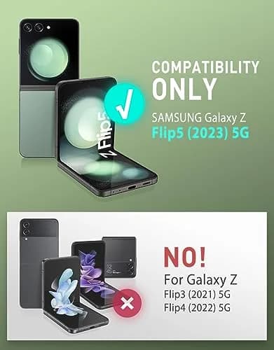 i-Blason for Samsung Galaxy Z Flip 5 Case with Stand, Dark Green | Shockproof Flip Cover thumbnail 9