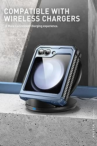 i-Blason for Samsung Galaxy Z Flip 5 Case with Stand, Blue | Drop & Hinge Protection thumbnail 4