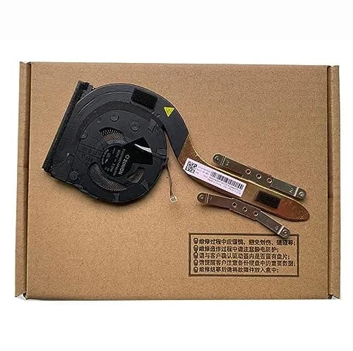 Fleshy Leaf CPU Cooling Fan Heatsink for Lenovo Thinkpad X1 Carbon 7th Gen 2019, 8th Gen 2020, X1 Yoga 4th Gen 2019, 5th Gen 2020 - 5H40W65011 01YU036 thumbnail 1
