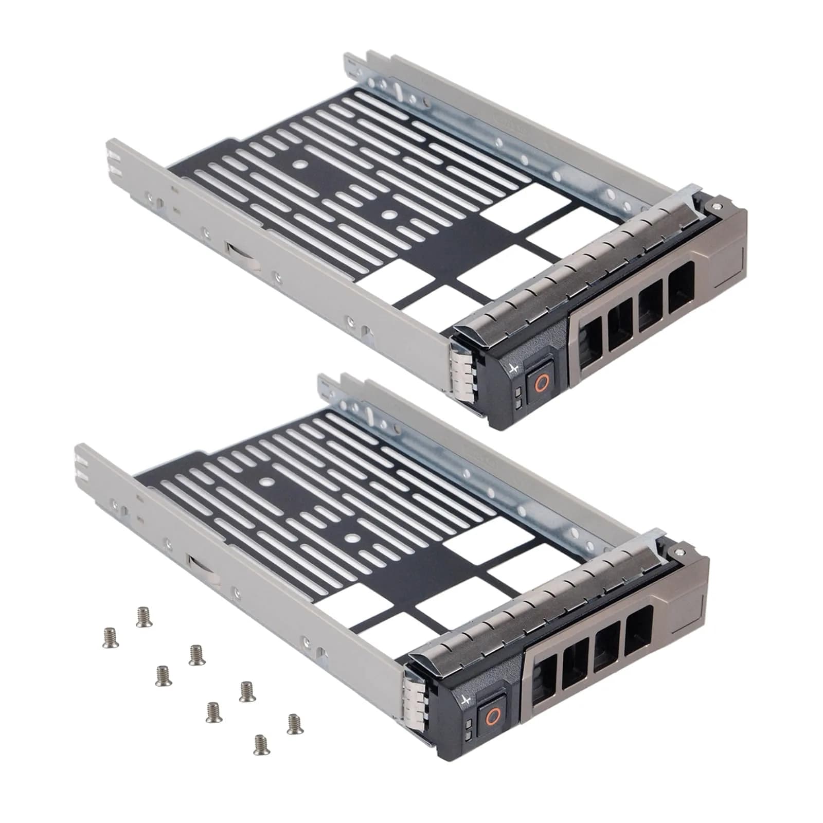 Heretom 3.5" SAS/SATA Hard Drive Tray Caddy KG1CH 0KG1CH (2-Pack) | Compatible with Dell PowerEdge Servers - main product image
