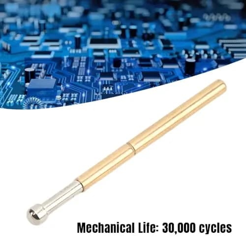 BORDSTRACT P125-D Spring Test Probes 100Pcs (2.02mm Needle Dia, 33.35mm Length) | High Accuracy Round Pogo Pins for PCB Testing thumbnail 8