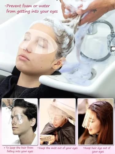 EBANKU Face Shield Eye Shield for Shower Waterproof 200 PCS | Clear, Soft, Adjustable, Reusable thumbnail 5