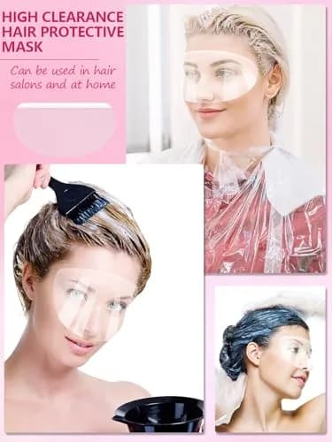 EBANKU Face Shield Eye Shield for Shower Waterproof 200 PCS | Clear, Soft, Adjustable, Reusable thumbnail 6