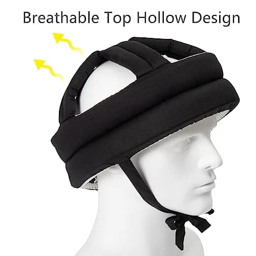 Cepairng Breathable Safety Protective Hat for Elderly Youth, Anti-Fall Head Helmet 50-65cm | Soft Head Protector for Adults Fall thumbnail 4
