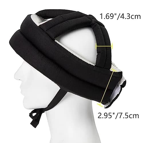 Cepairng Breathable Safety Protective Hat for Elderly Youth, Anti-Fall Head Helmet 50-65cm | Soft Head Protector for Adults Fall thumbnail 5