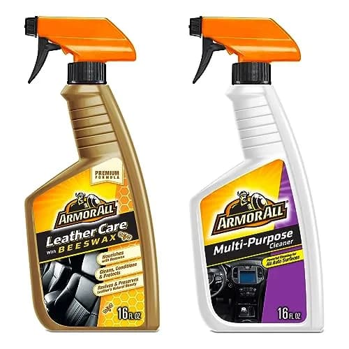 Armor All Leather Care Spray 16 fl oz (473ml) & All-Purpose Cleaner 16 fl oz (473ml) | Nourishes Leather, Cleans All Auto Surfaces thumbnail 1