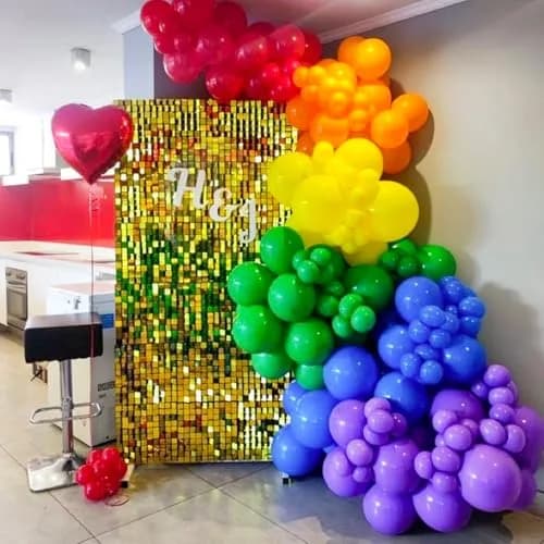 PartyWoo Red Yellow Blue Balloons 100pcs 12 Inch Assorted Colors | Birthday Party Decorations thumbnail 6