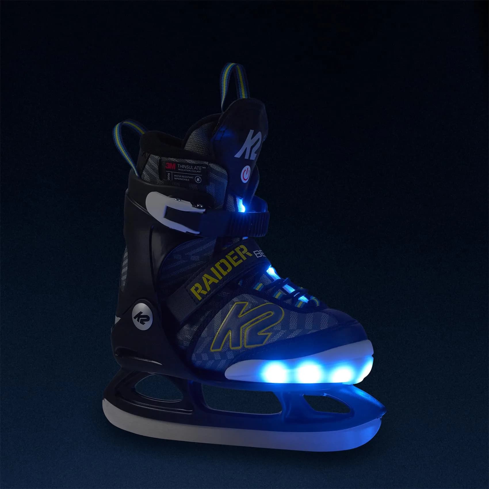 K2 Ice Raider Beam Youth Ice Skates Size 1-5 | Adjustable, Durable & Stylish for Kids thumbnail 2